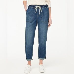 J.Crew Women's Drawstring Denim Pants - Size 32
